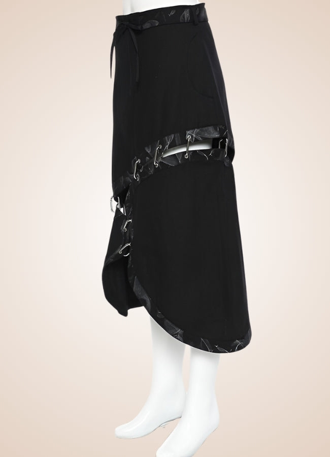 Steampunk Patched Skirt UK