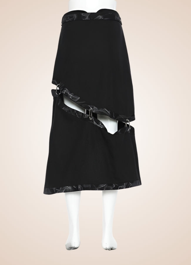 Steampunk Patched Skirt UK