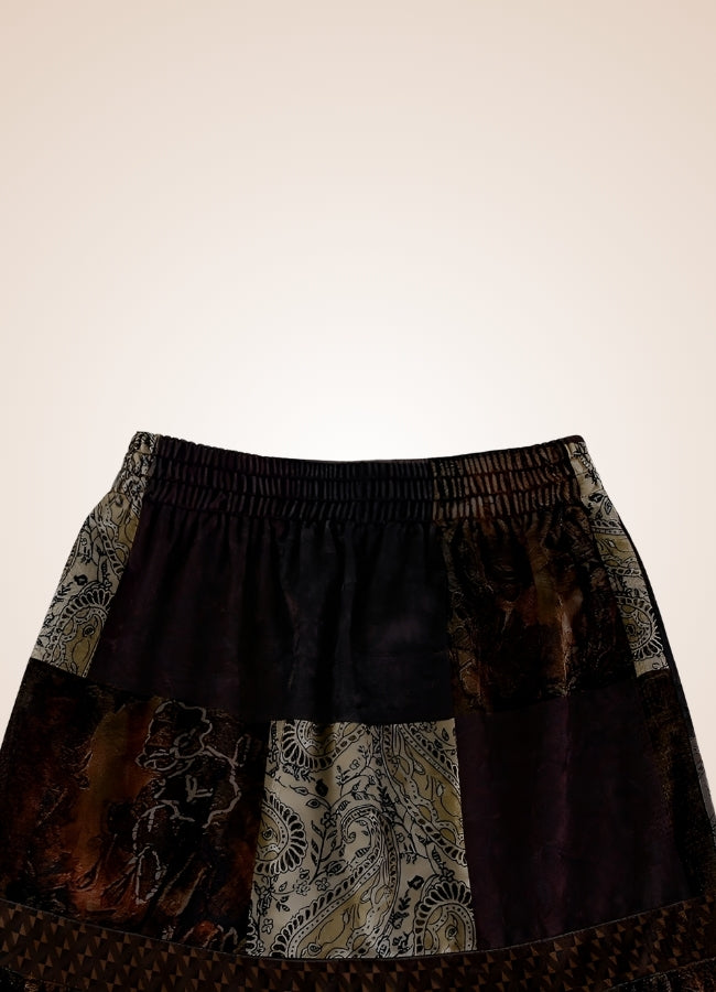Steampunk Patchwork Skirt UK
