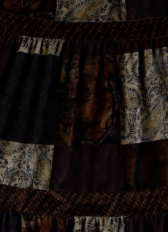 Steampunk Patchwork Skirt UK