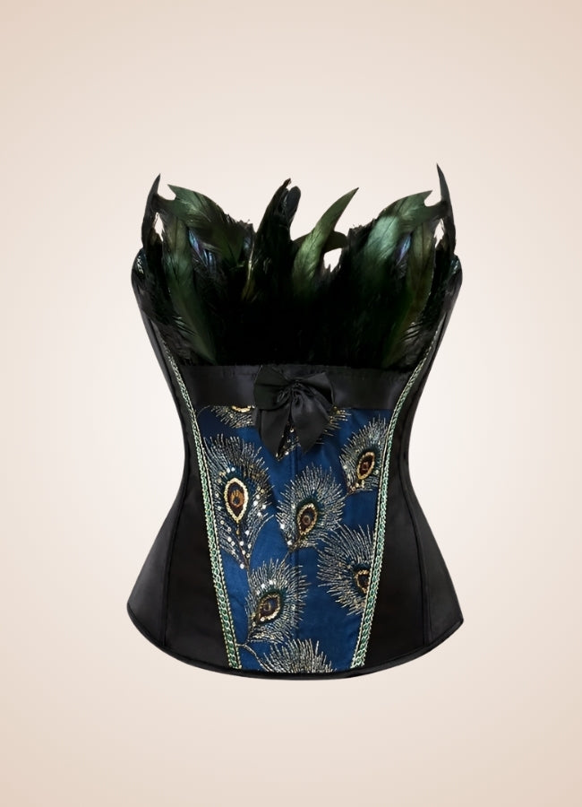 Steampunk Peacock Corset UK