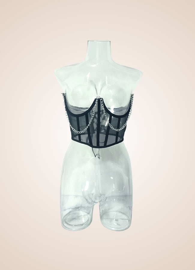 Steampunk Pirate Chain Corset UK