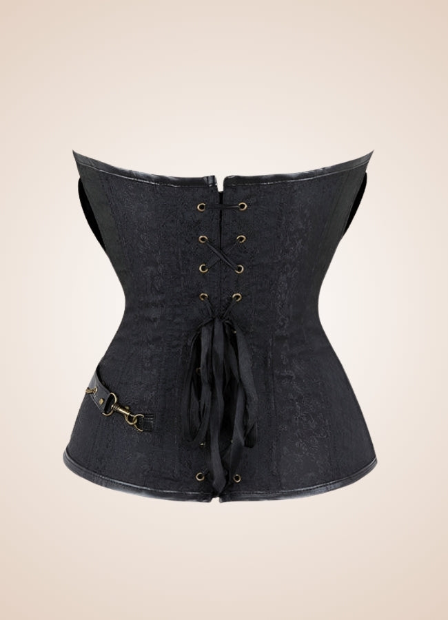 Steampunk Pirate Corset With Chain UK