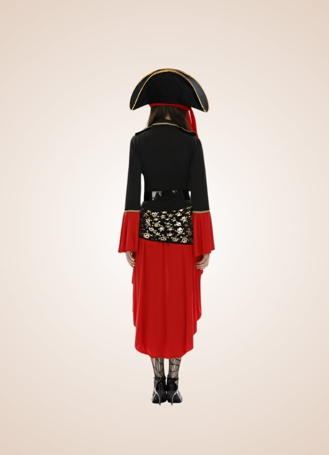 Steampunk Pirate Long Sleeve Dress UK