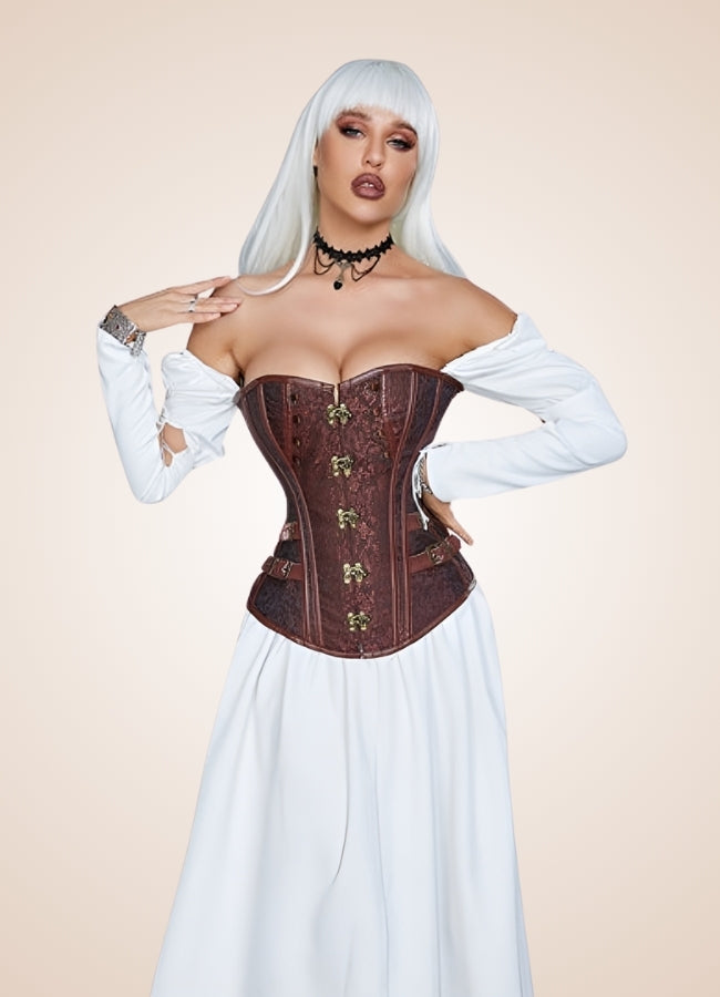 Steampunk Pirate Overbust Corset UK