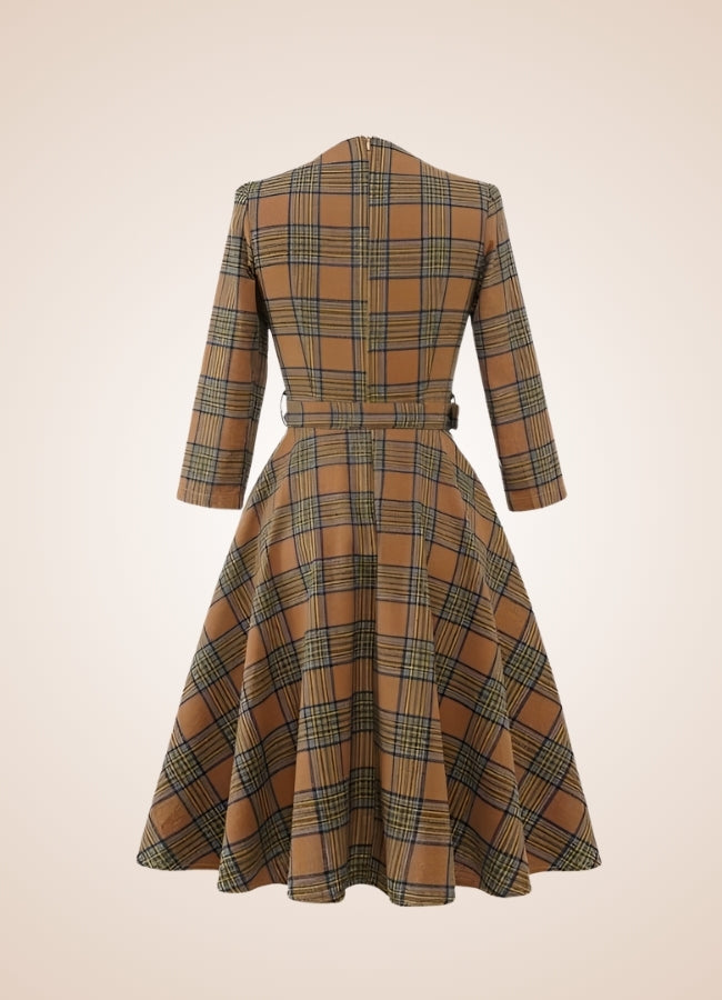 Steampunk Plaid Dress UK
