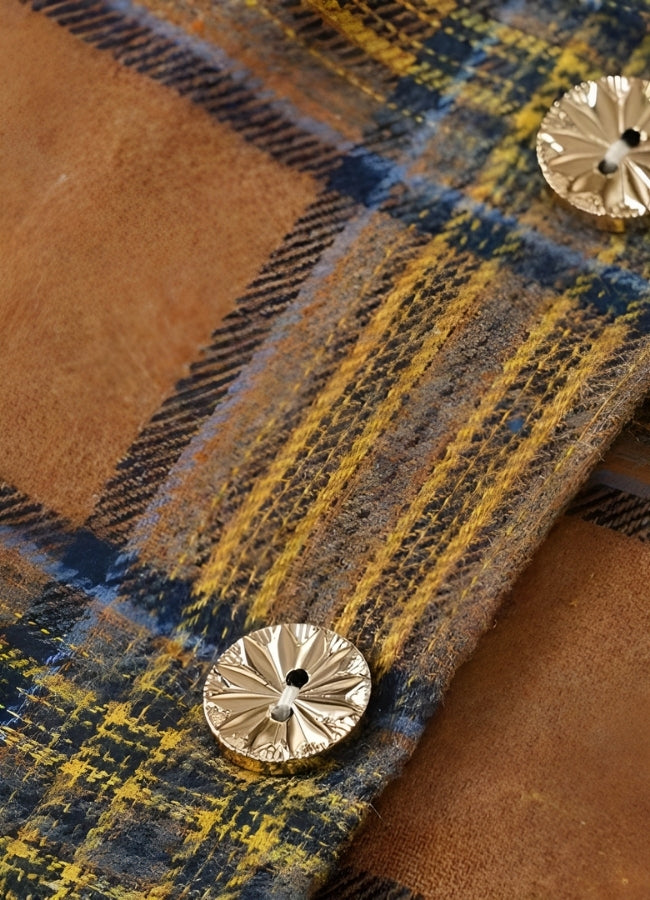 Steampunk Plaid Dress UK