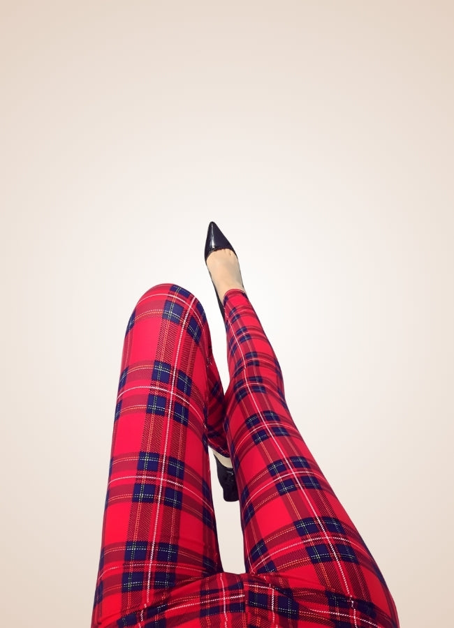 Steampunk Plaid Legging UK