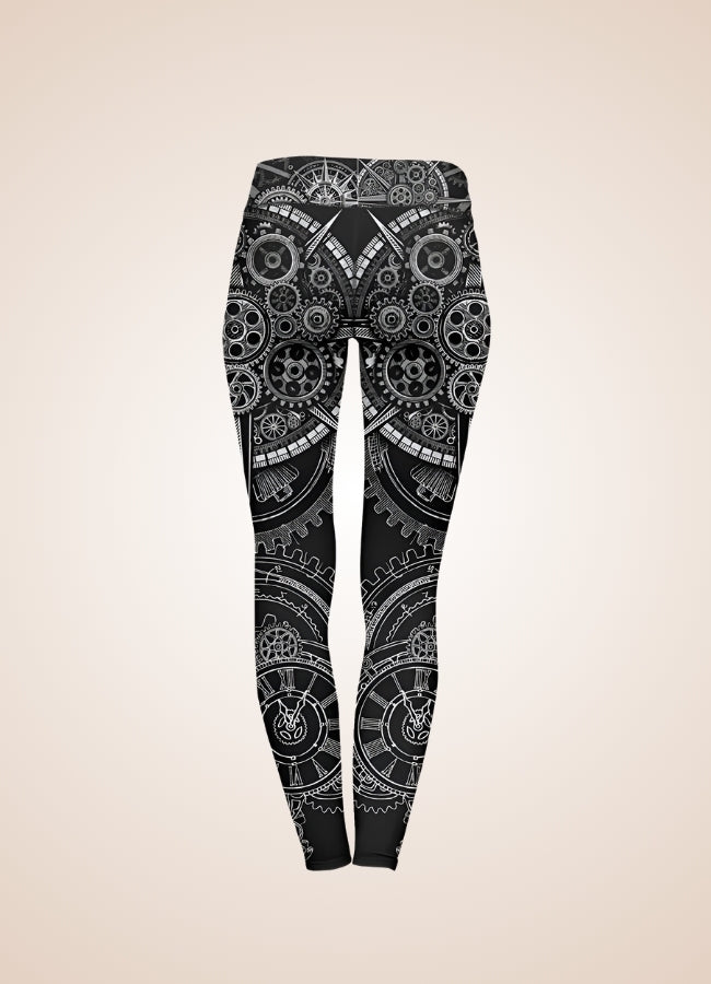 Steampunk Popular Pattern Legging UK