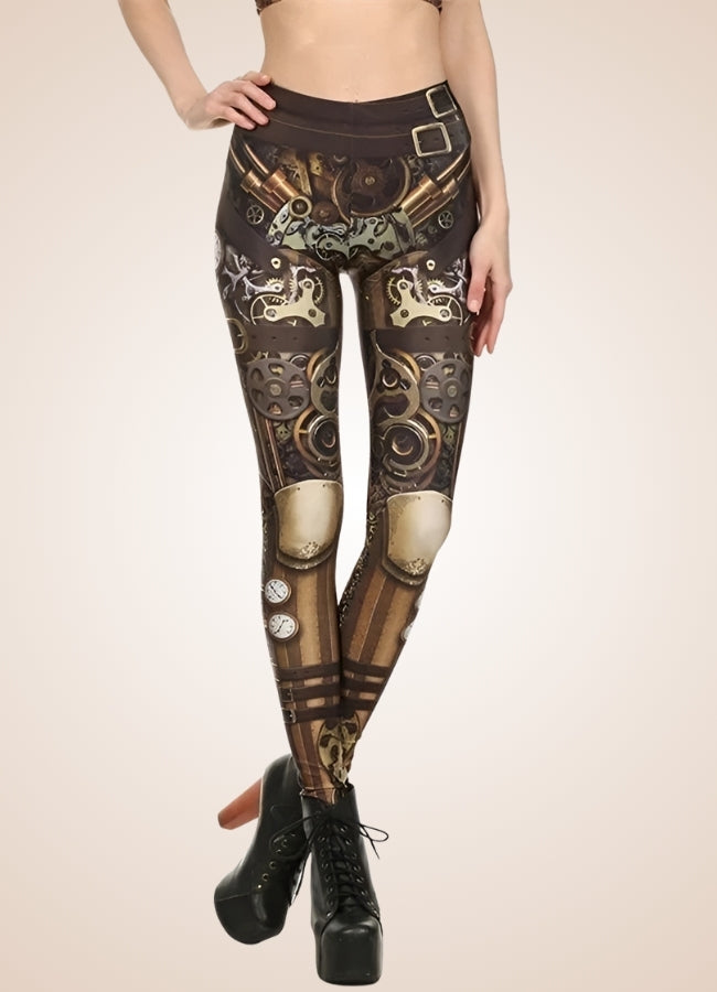 Steampunk Printed Legging UK
