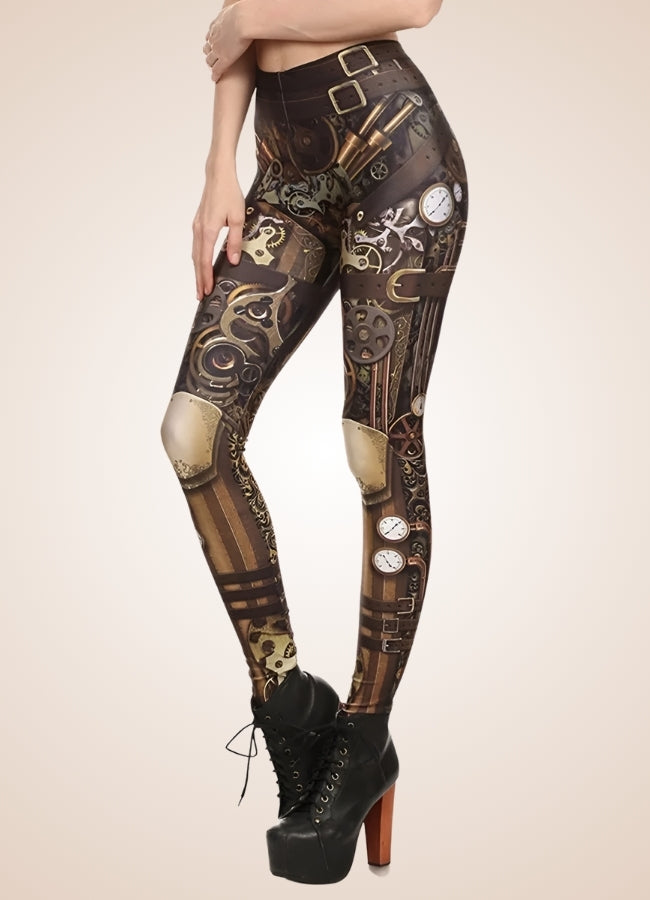 Steampunk Printed Legging UK