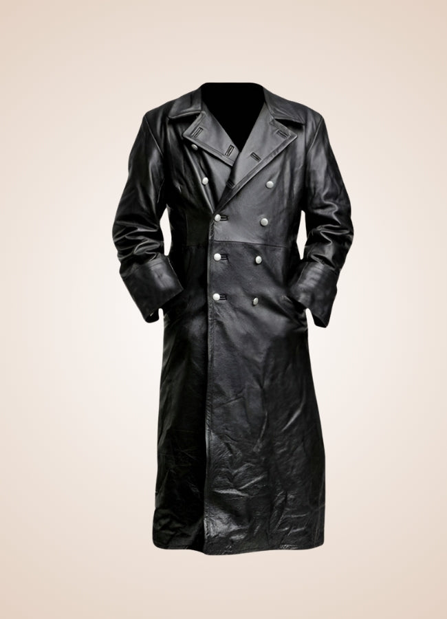 Steampunk Pu Leather Coat UK