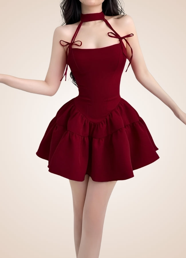 Steampunk Red Lolita Dress UK