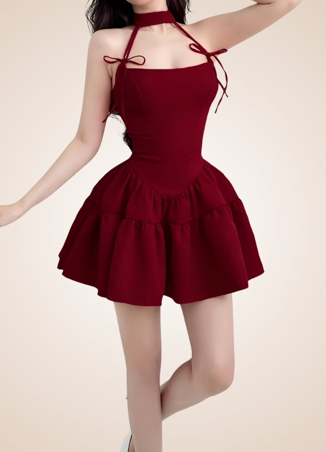 Steampunk Red Lolita Dress UK