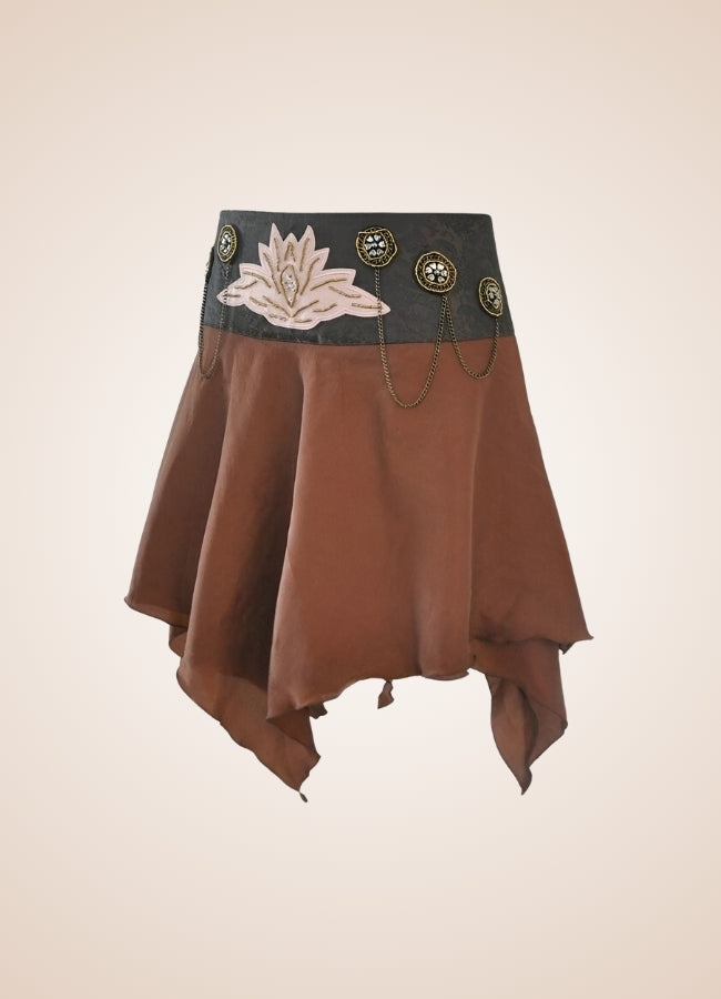 Steampunk Renaissance Mini Skirt UK