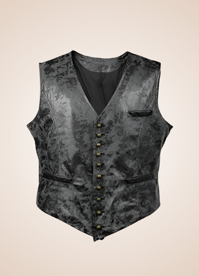 Steampunk Rivet Button Vest UK