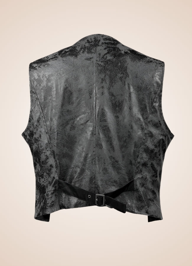 Steampunk Rivet Button Vest UK