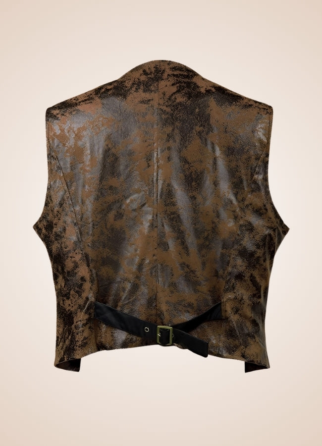 Steampunk Rivet Button Vest UK