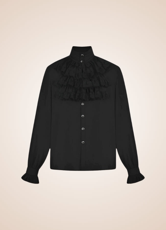 Steampunk Ruffled Shirt UK