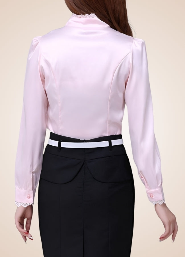 Steampunk Ruffles Chiffon Shirt UK