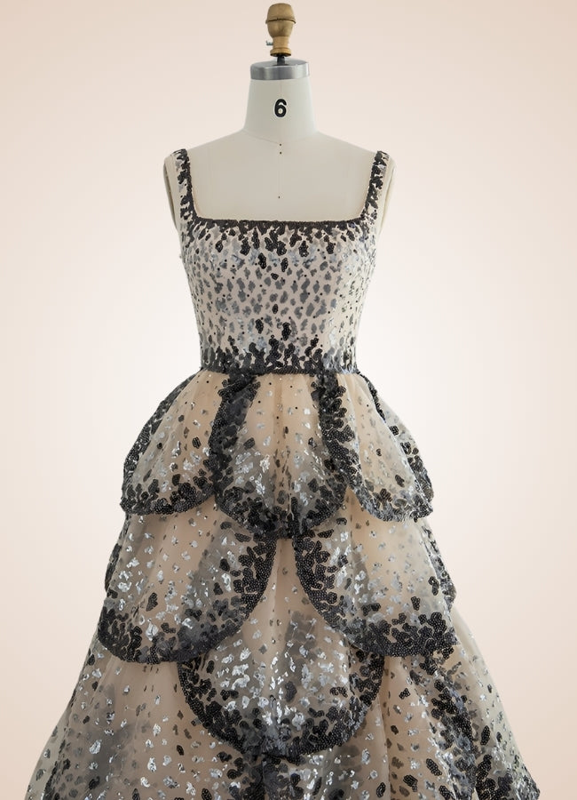 Steampunk Sequin Ball Gown UK