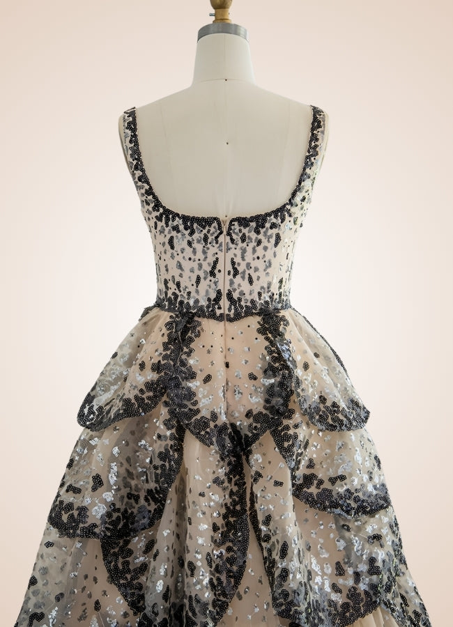 Steampunk Sequin Ball Gown UK