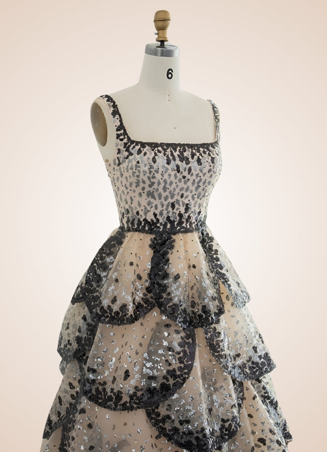 Steampunk Sequin Ball Gown UK