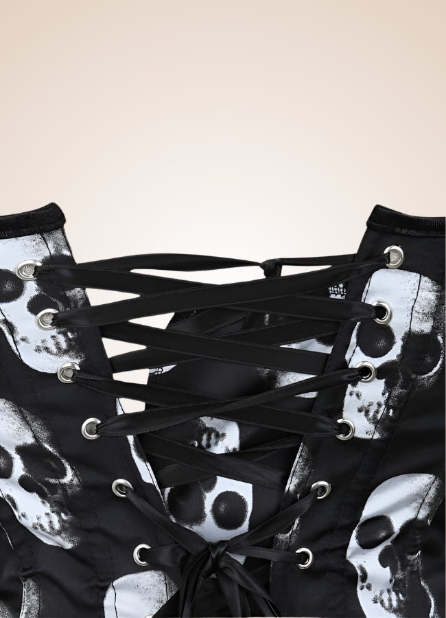 Steampunk Skull Corset UK