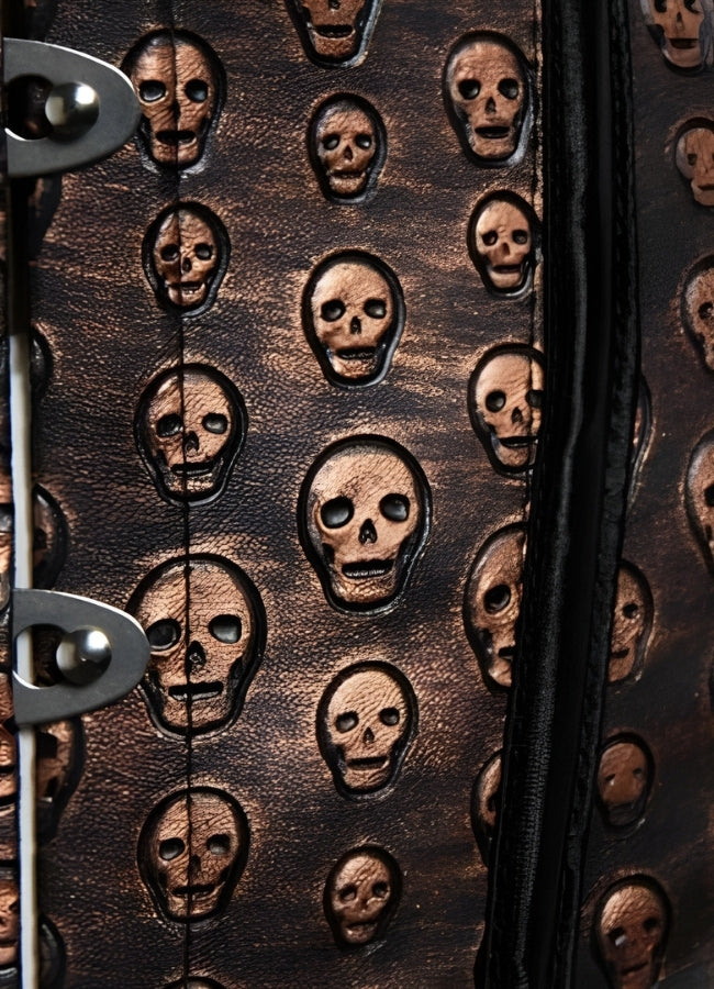 Steampunk Skull Pattern Corset UK