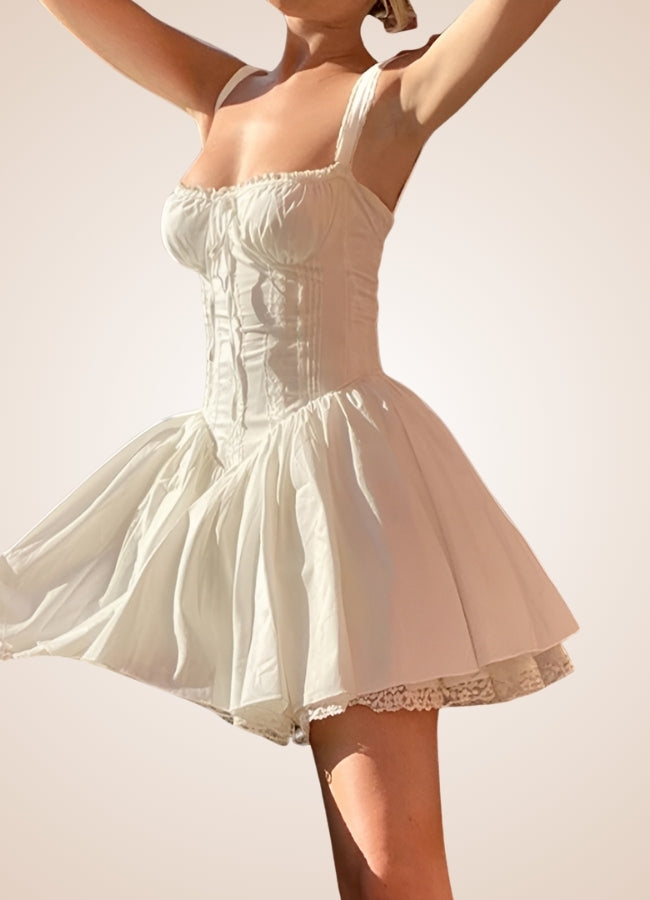 Steampunk Sleeveless Corset Dress UK