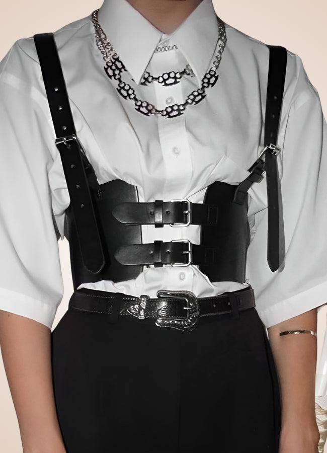 Steampunk Strap Corset UK