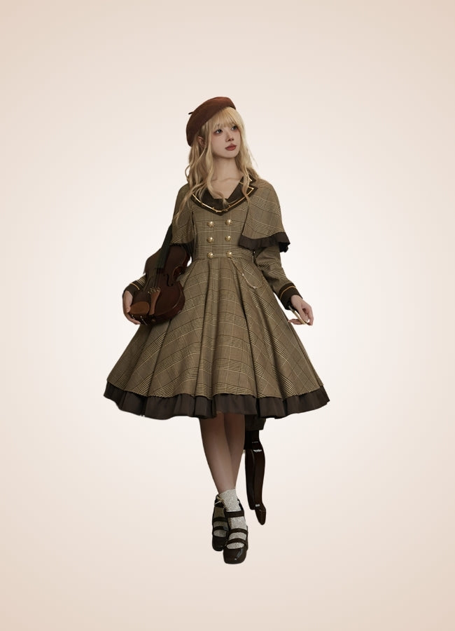Steampunk Stripe Lolita Dress UK