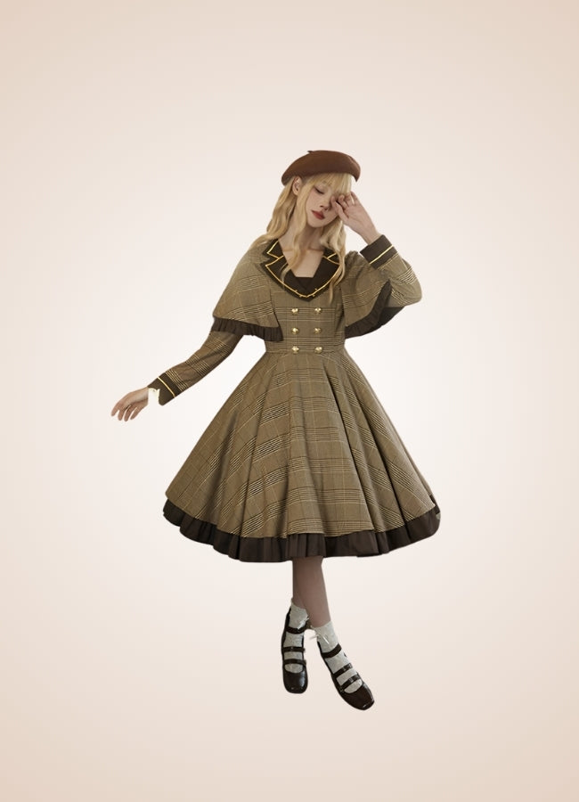 Steampunk Stripe Lolita Dress UK