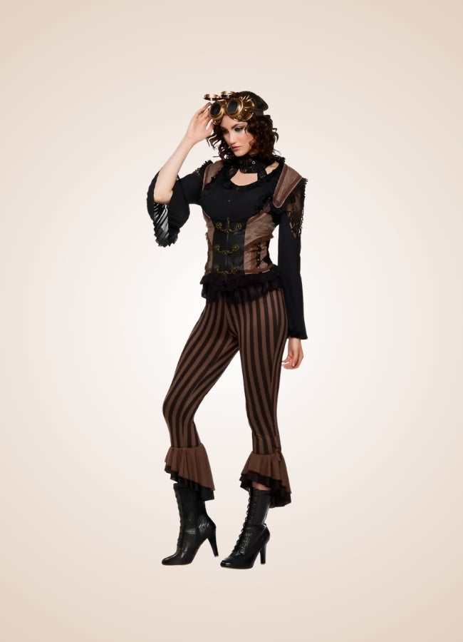 Steampunk Striped Pants UK