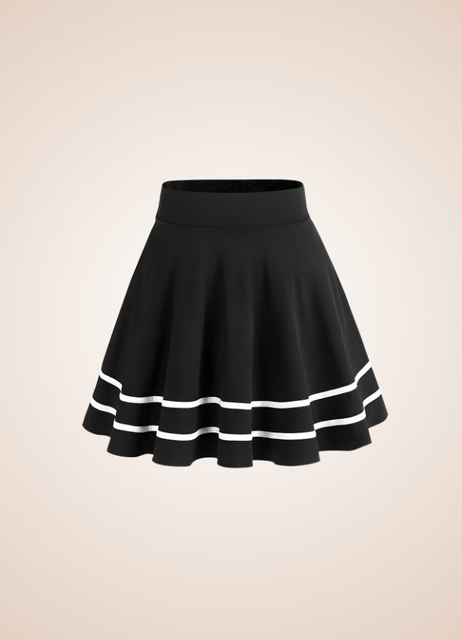 Steampunk Striped Skirt UK