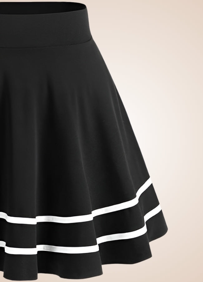 Steampunk Striped Skirt UK