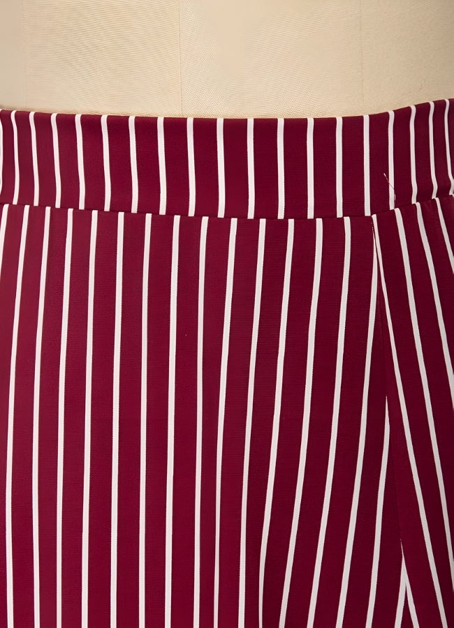 Steampunk Stripped Maxi Skirt UK