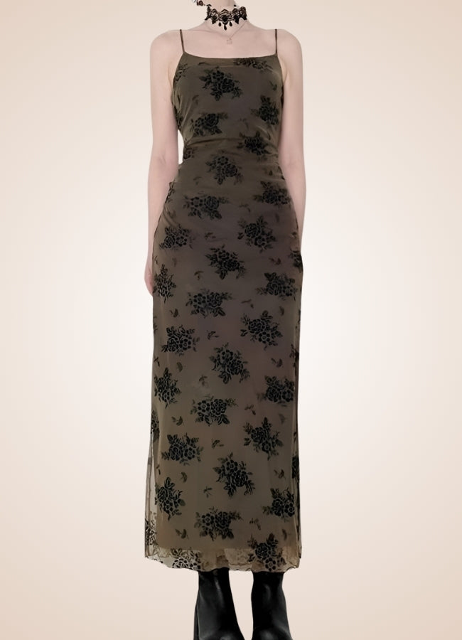 Steampunk Summer Mesh Dress UK