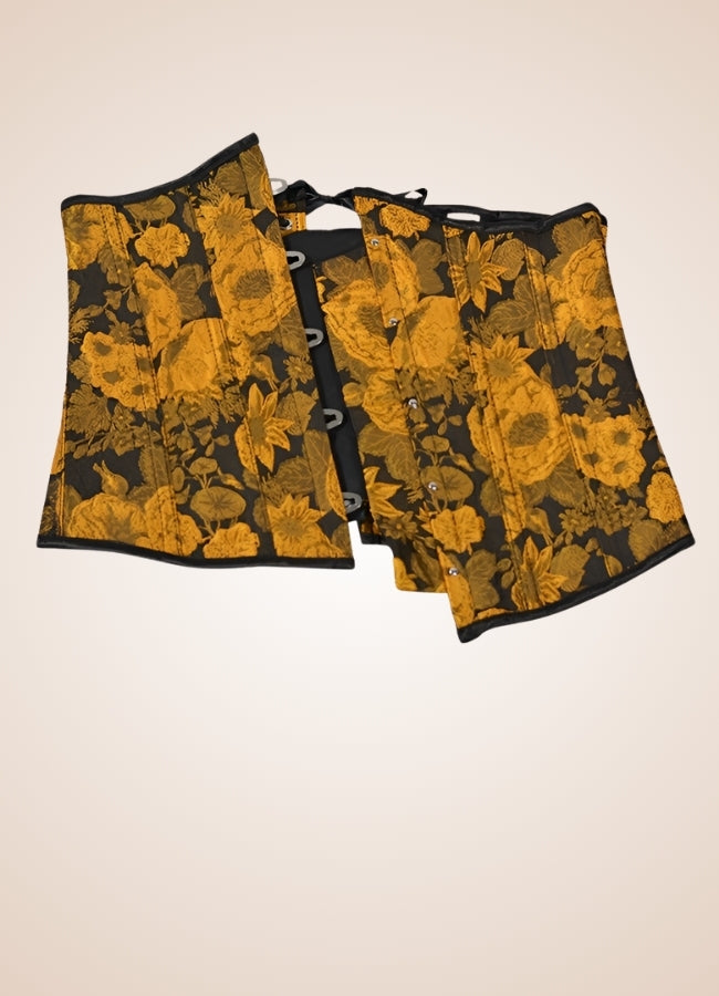 Steampunk Sunflower Underbust Corset UK