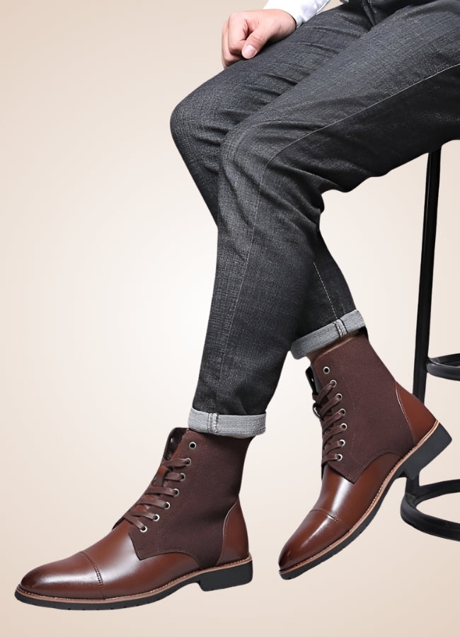 Steampunk Top Ankle Boots UK