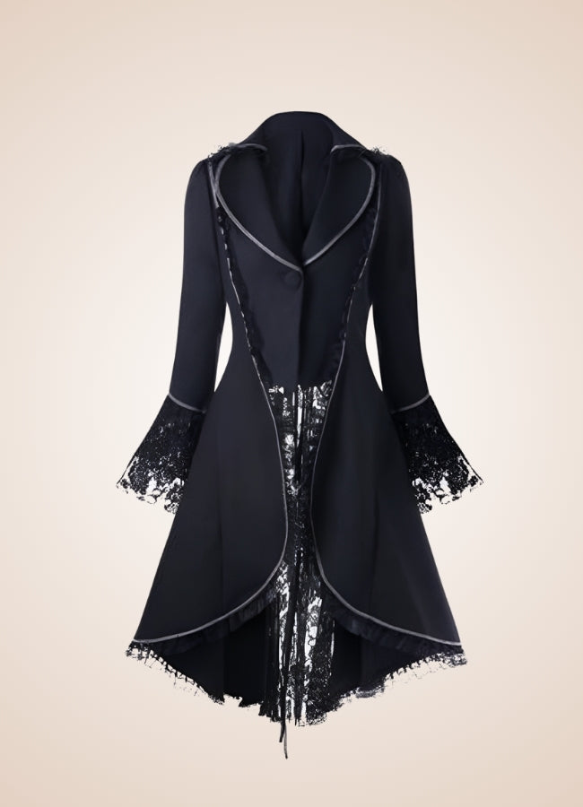 Steampunk Turn Down Collar Dress UK