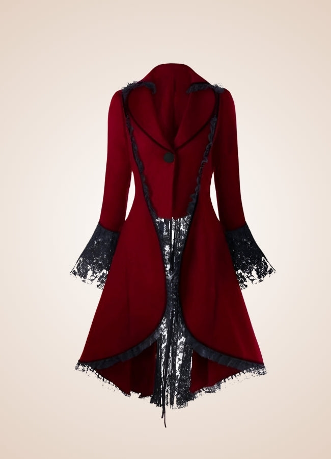 Steampunk Turn Down Collar Dress UK
