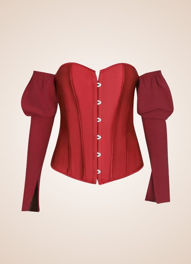 Steampunk Victorian Long Sleeve Corset UK