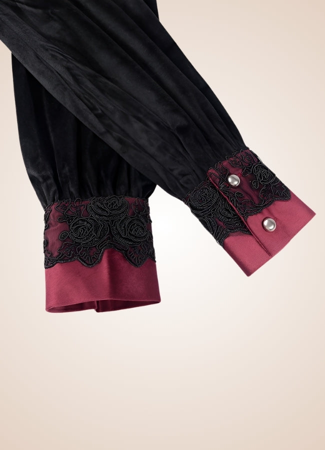 Steampunk Victorian Long Sleeve Shirt UK