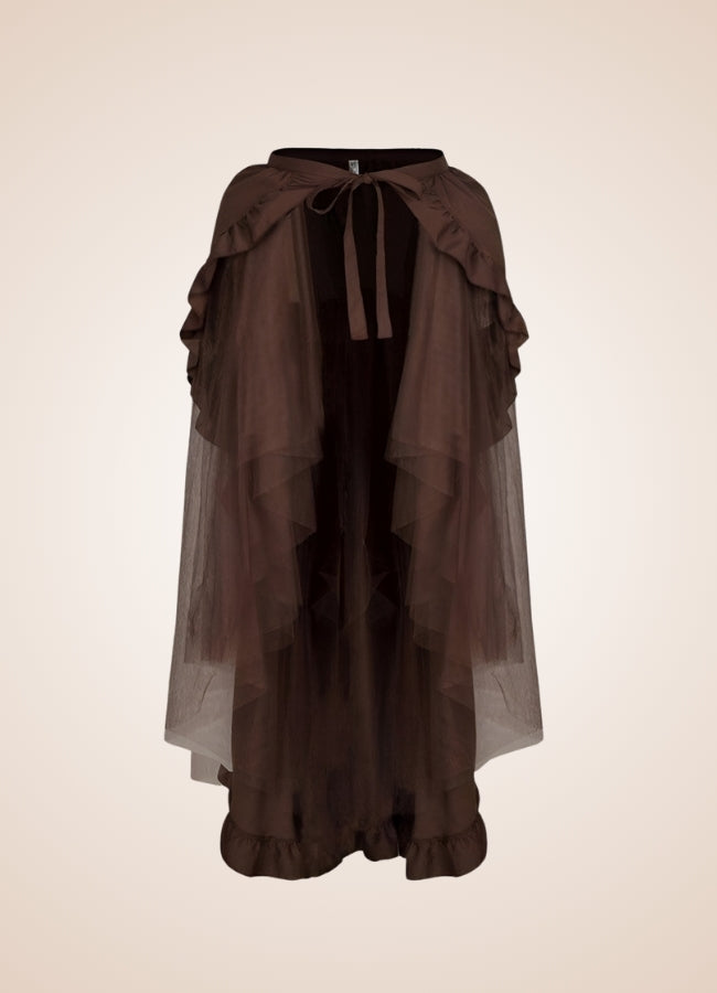 Steampunk Victorian Pleated Skirt UK