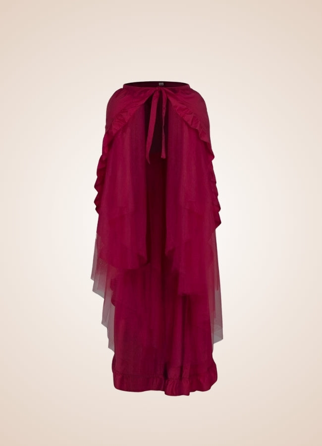 Steampunk Victorian Pleated Skirt UK