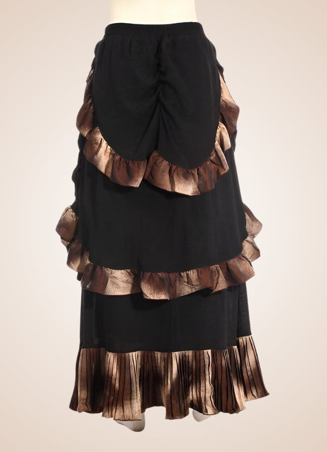 Steampunk Vintage Long Skirt UK