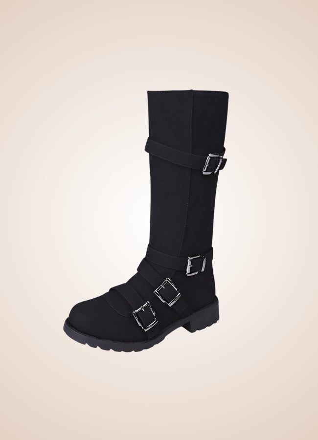 Steampunk Winter Belt Long Boots UK