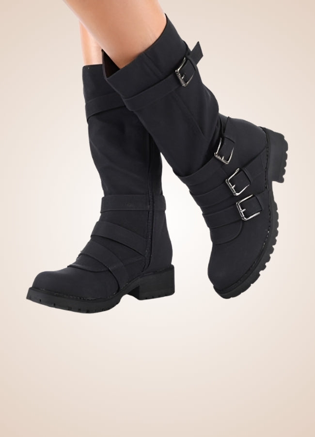 Steampunk Winter Belt Long Boots UK