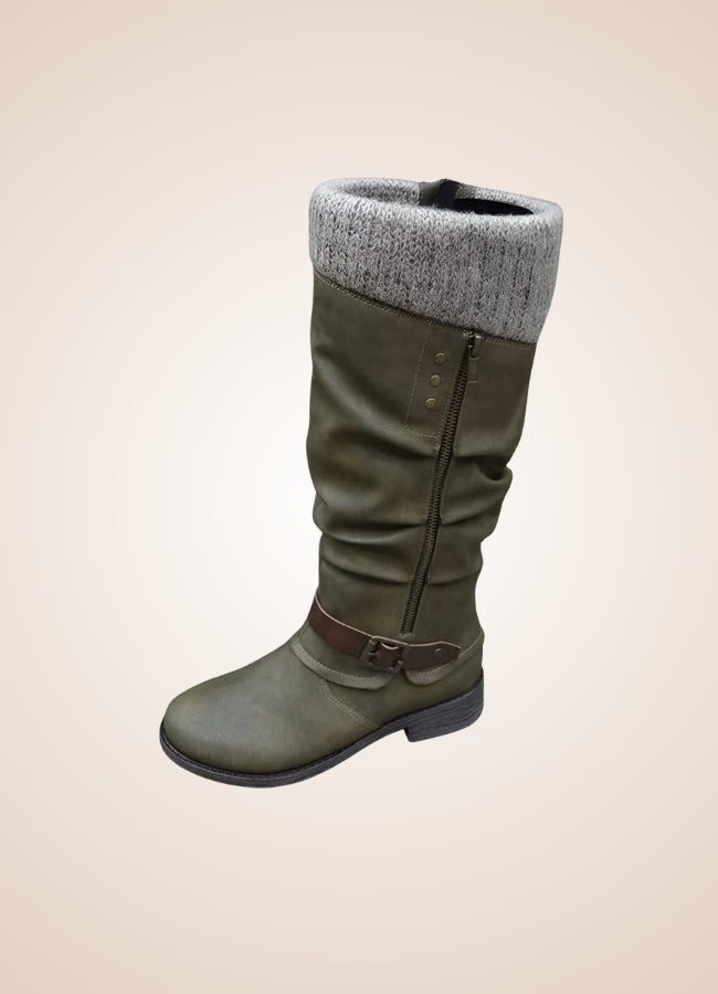 Steampunk Winter Mid Calf Boots UK
